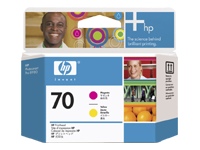 HP
C9406A
HP No 70 Printhead/Magenta+Yellow